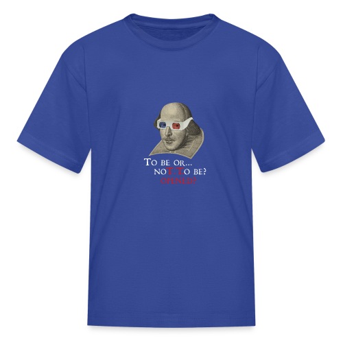 Shakespeare Bard-Code Logo (dark) - Kids' T-Shirt