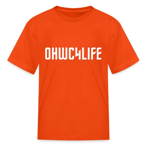 OHWC4LIFE text WH-NO-BG - Kids' T-Shirt