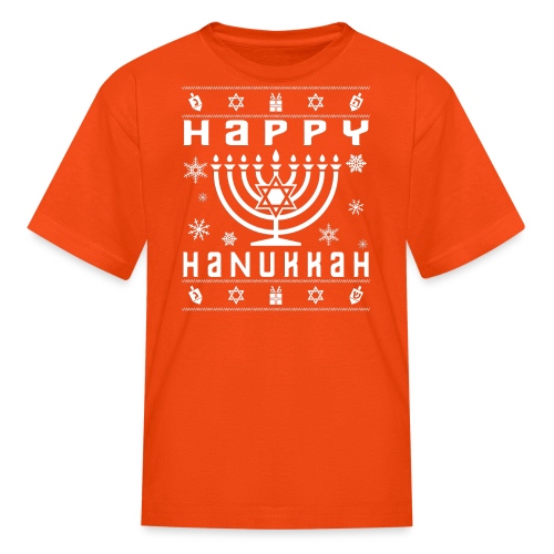 Happy Hanukkah Ugly Holiday - Kids' T-Shirt