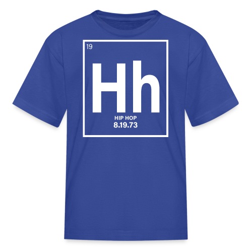 Hip HOP periodic table - Kids' T-Shirt