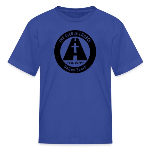 Avenue Church Seal, Black - Kids' T-Shirt