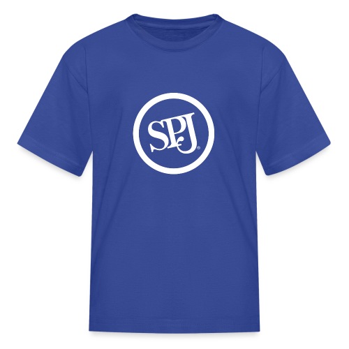 SPJ White Logo - Kids' T-Shirt