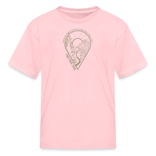 Find Your Trail Location Pin: National Trails Day - Kids' T-Shirt
