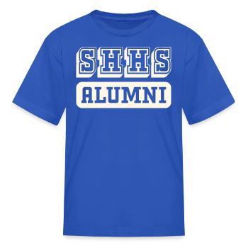 SHHS Alumni - Kid's T-Shirt - royal blue - Front