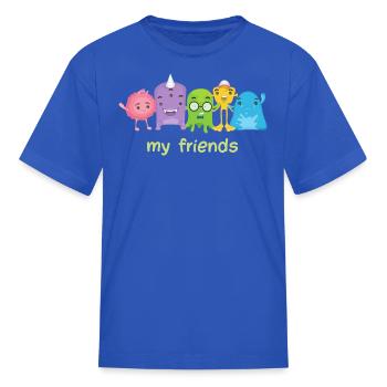boys or Girls - Kid's T-Shirt - royal blue - Front
