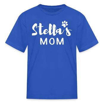 Stellas Mom music - Kid's T-Shirt - royal blue - Front