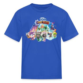 Talking Tom Time Rush Tom And The Magic Gate - Kid's T-Shirt - royal blue - Front
