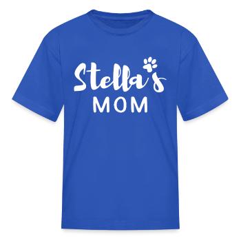 Stellas Mom - Kid's T-Shirt - royal blue - Front
