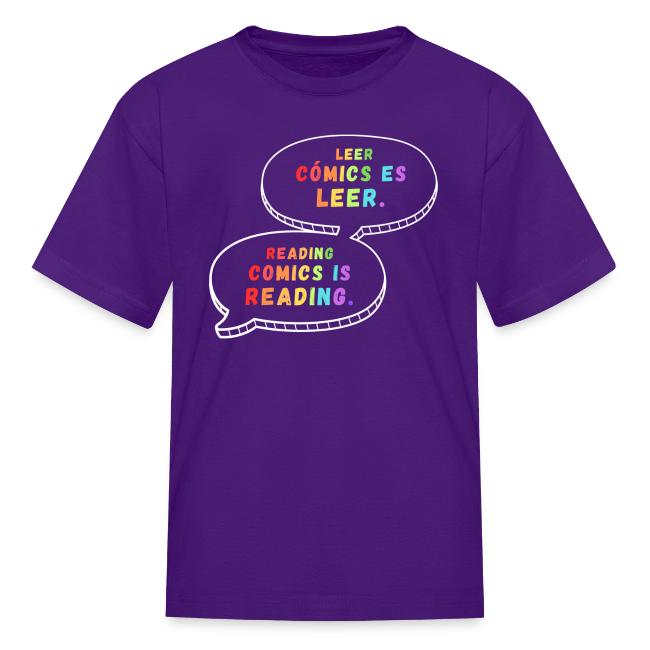 Reading Comics is Reading Rainbow Bilingual