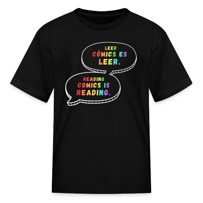 Reading Comics is Reading Rainbow Bilingual