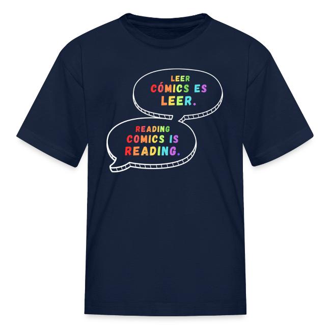 Reading Comics is Reading Rainbow Bilingual