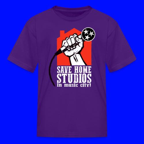 Save Home Studios In Music City - Kid's T-Shirt
