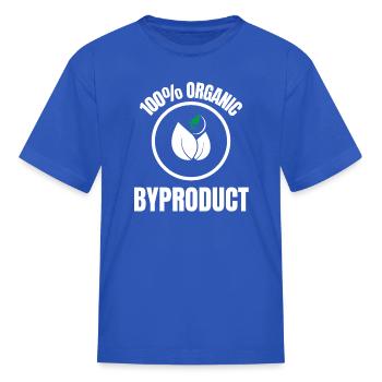 100% OTGANIC BY PRODUCT - Kid's T-Shirt - royal blue - Front