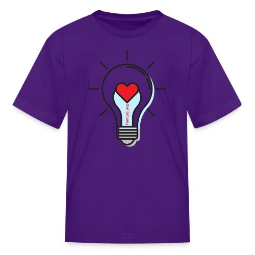 FUMCSD Heart Light Bulb - Kid's T-Shirt