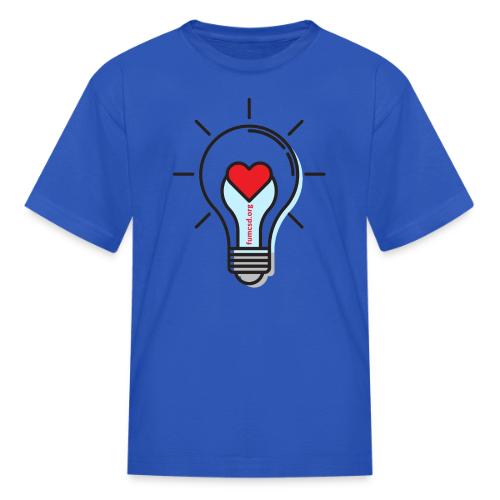 FUMCSD Heart Light Bulb - Kid's T-Shirt