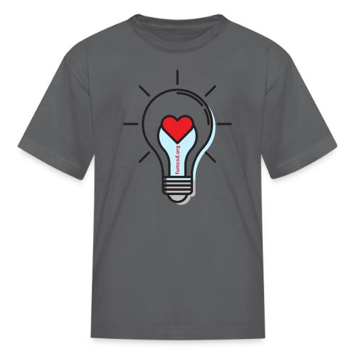FUMCSD Heart Light Bulb - Kid's T-Shirt