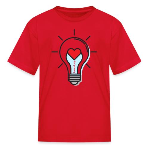 FUMCSD Heart Light Bulb - Kid's T-Shirt