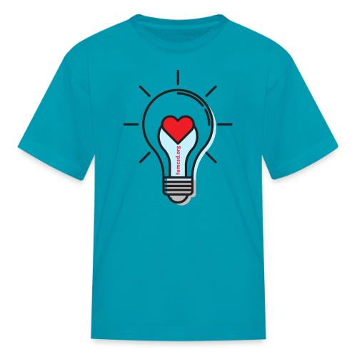 FUMCSD Heart Light Bulb - Kid's T-Shirt