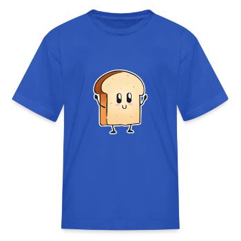 Cute Bread - Kid's T-Shirt - royal blue - Front