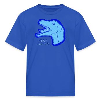Very Clever - Kid's T-Shirt - royal blue - Front