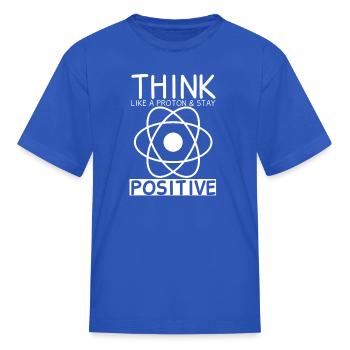 Atom Physicist Wasserstroff Neutron Physics Humor - Kid's T-Shirt - royal blue - Front