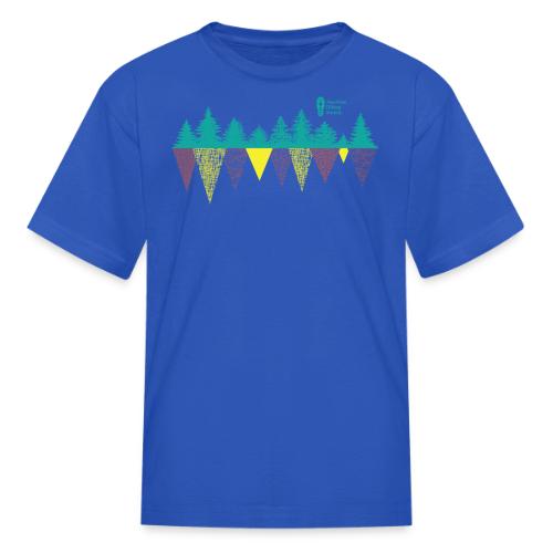 Treeline Geometry - Kid's T-Shirt