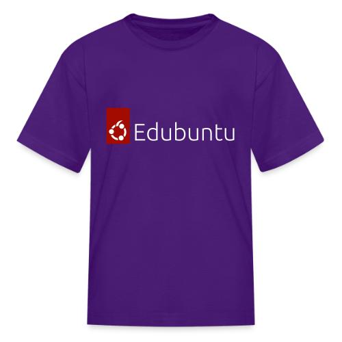 Edubuntu Logo 2023 - White - Kid's T-Shirt