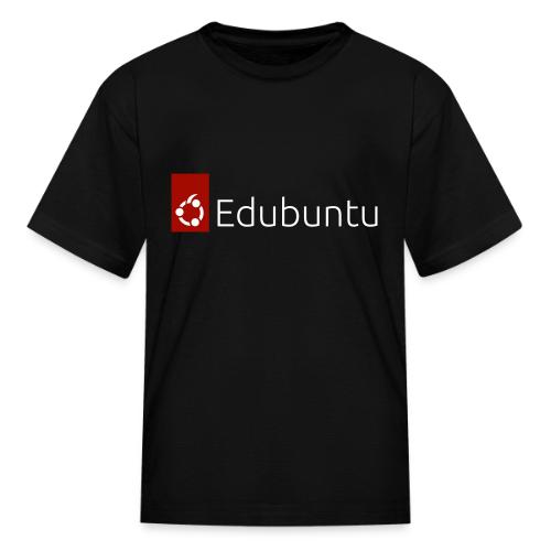 Edubuntu Logo 2023 - White - Kid's T-Shirt