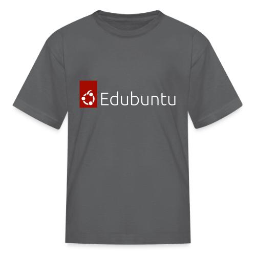 Edubuntu Logo 2023 - White - Kid's T-Shirt
