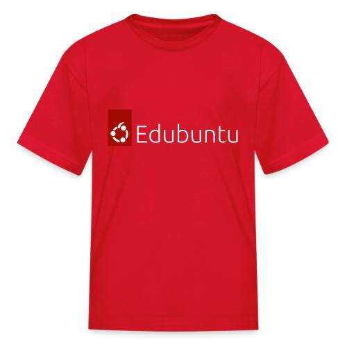 Edubuntu Logo 2023 - White - Kid's T-Shirt