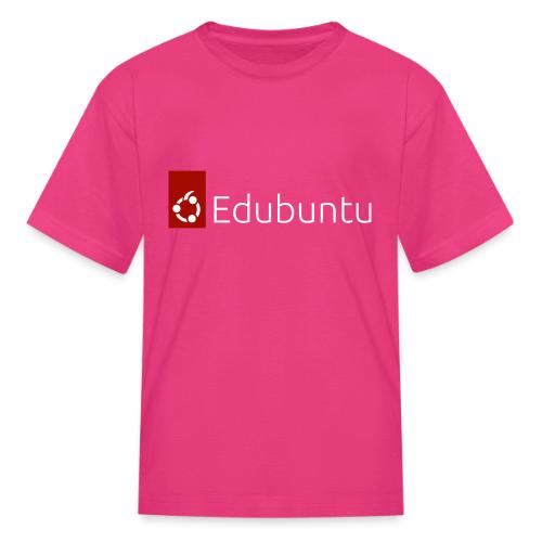 Edubuntu Logo 2023 - White - Kid's T-Shirt