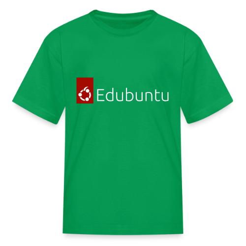 Edubuntu Logo 2023 - White - Kid's T-Shirt