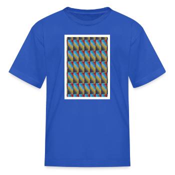 A variation of digital designs unique collection - Kid's T-Shirt - royal blue - Front