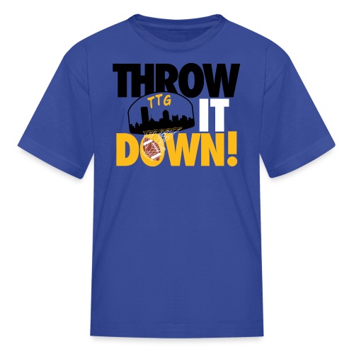 Throw it Down! (Turnover Dunk) - Kids' T-Shirt