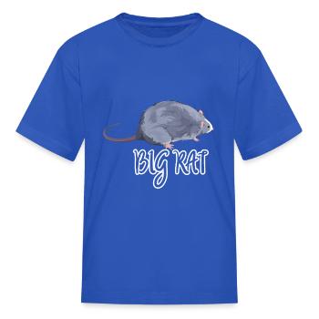 Big Rat - Kid's T-Shirt - royal blue - Front