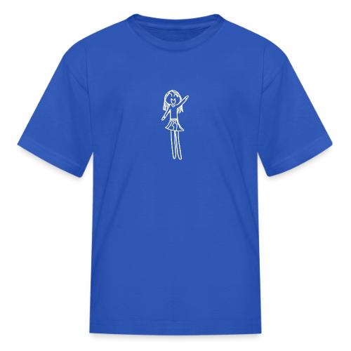 Sophia, White Outline (tshirts) - Kid's T-Shirt