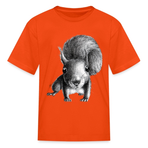 Cute Curious Squirrel - Kids' T-Shirt