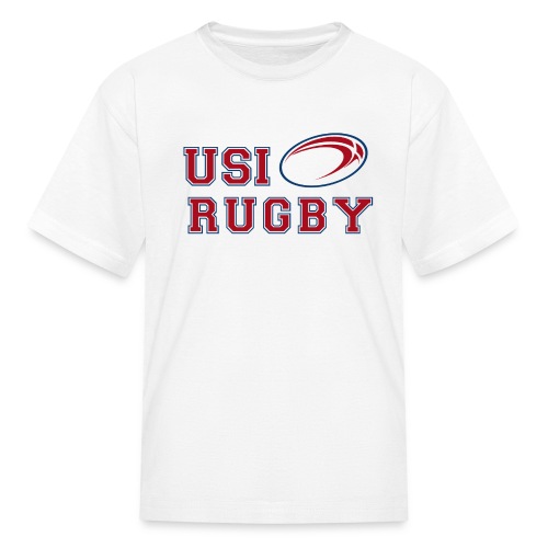 USI Rugby with ball - Kids' T-Shirt