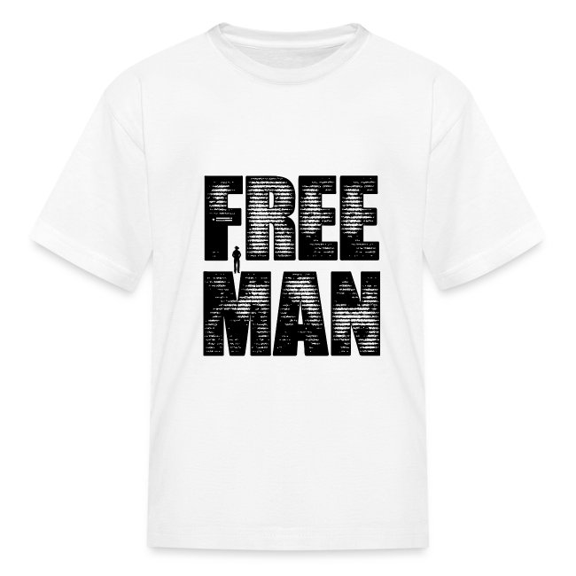FREE MAN - Black Graphic