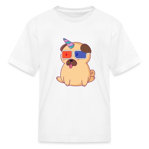 Dog with 3D glasses doing Vision Therapy! - Kids' T-Shirt