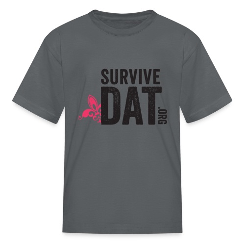 survive dat final logo stacked org color notag out - Kids' T-Shirt