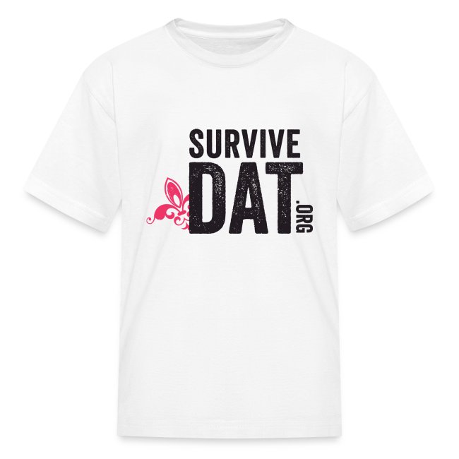 survive dat final logo stacked org color notag out