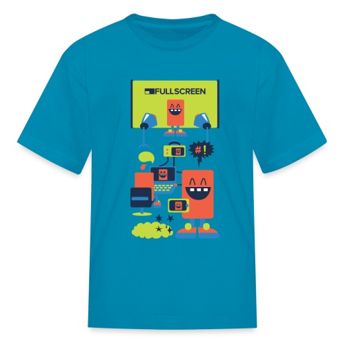 robots - Kids' T-Shirt