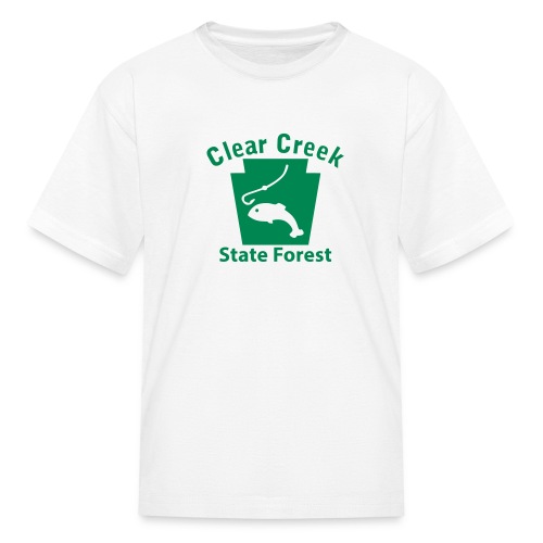 Clear Creek State Forest Fishing Keystone PA - Kids' T-Shirt