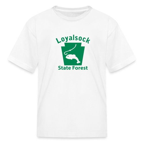 Loyalsock State Forest Fishing Keystone PA - Kids' T-Shirt
