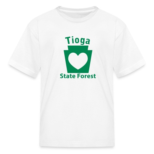 Tioga State Forest Keystone Heart - Kids' T-Shirt