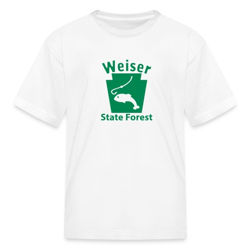 Weiser State Forest Fishing Keystone PA - Kids' T-Shirt