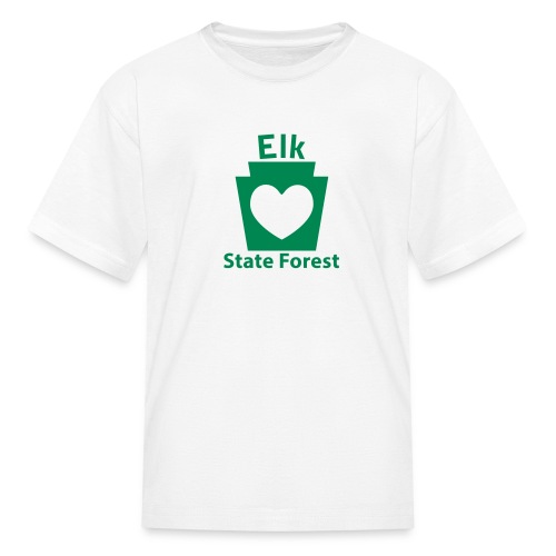 Elk State Forest Keystone Heart - Kids' T-Shirt
