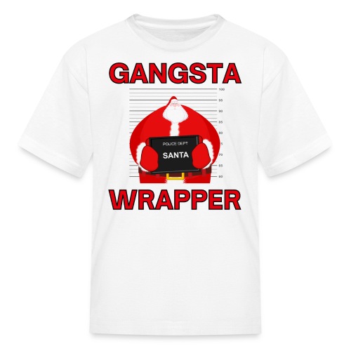 Gangsta Wrapper - Santa Claus Mugshot - Kids' T-Shirt