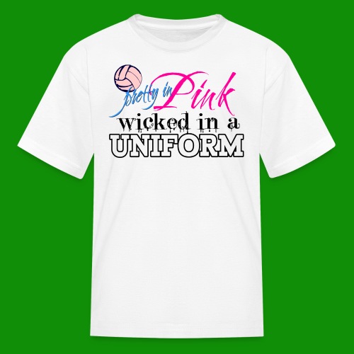 Wicked in Uniform Volleyball - Kids' T-Shirt